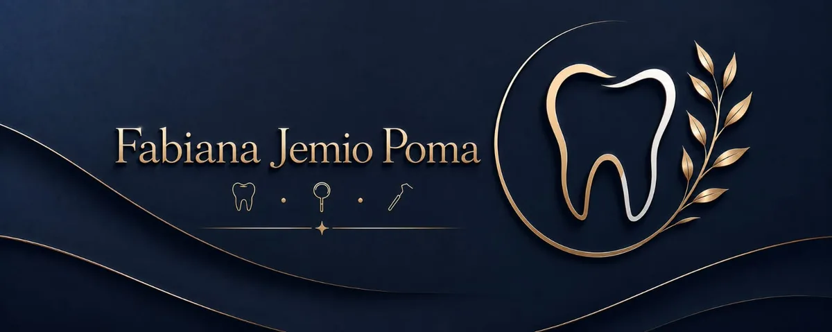 Tarjeta profesional de Fabiana Jemio, Odontóloga